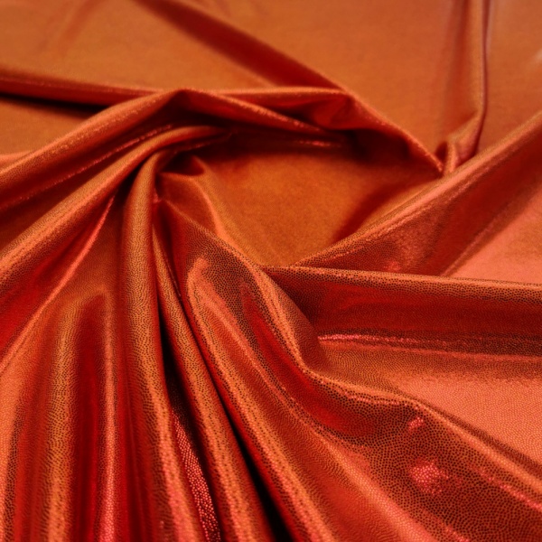 Shine Lycra Fabric BURNT ORANGE Online Fabrics